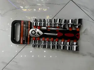 20pcs Ratchet Spanner Wrench Socket