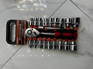20pcs Ratchet Spanner Wrench Socket