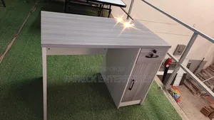 Modern Imported Grey Wood-Grain Study /Offer Desk