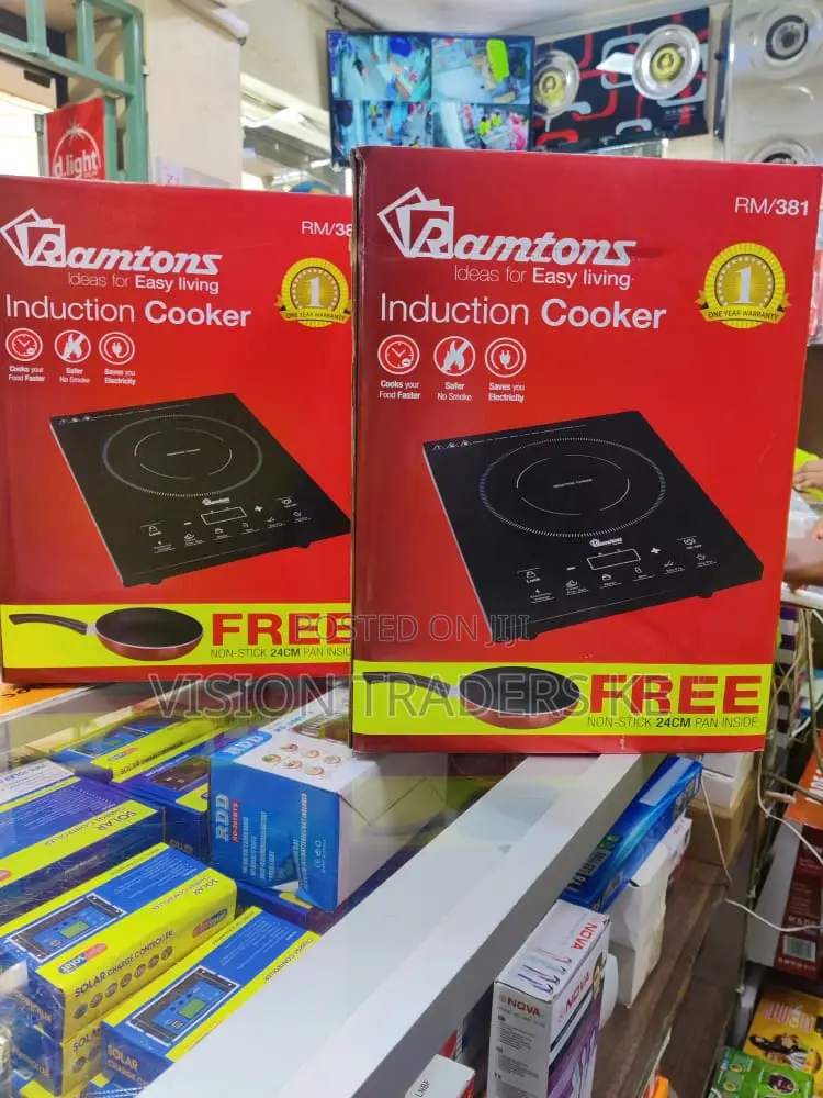 Ramtons Induction Cooker With Free Pan