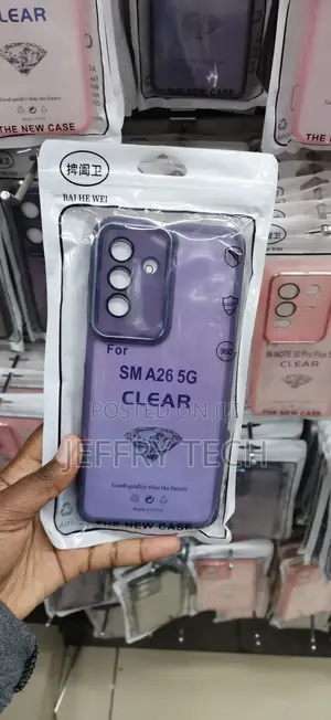 Samsung Galaxy A26 5G Translucent Purple Phone Case From Bai He WeI