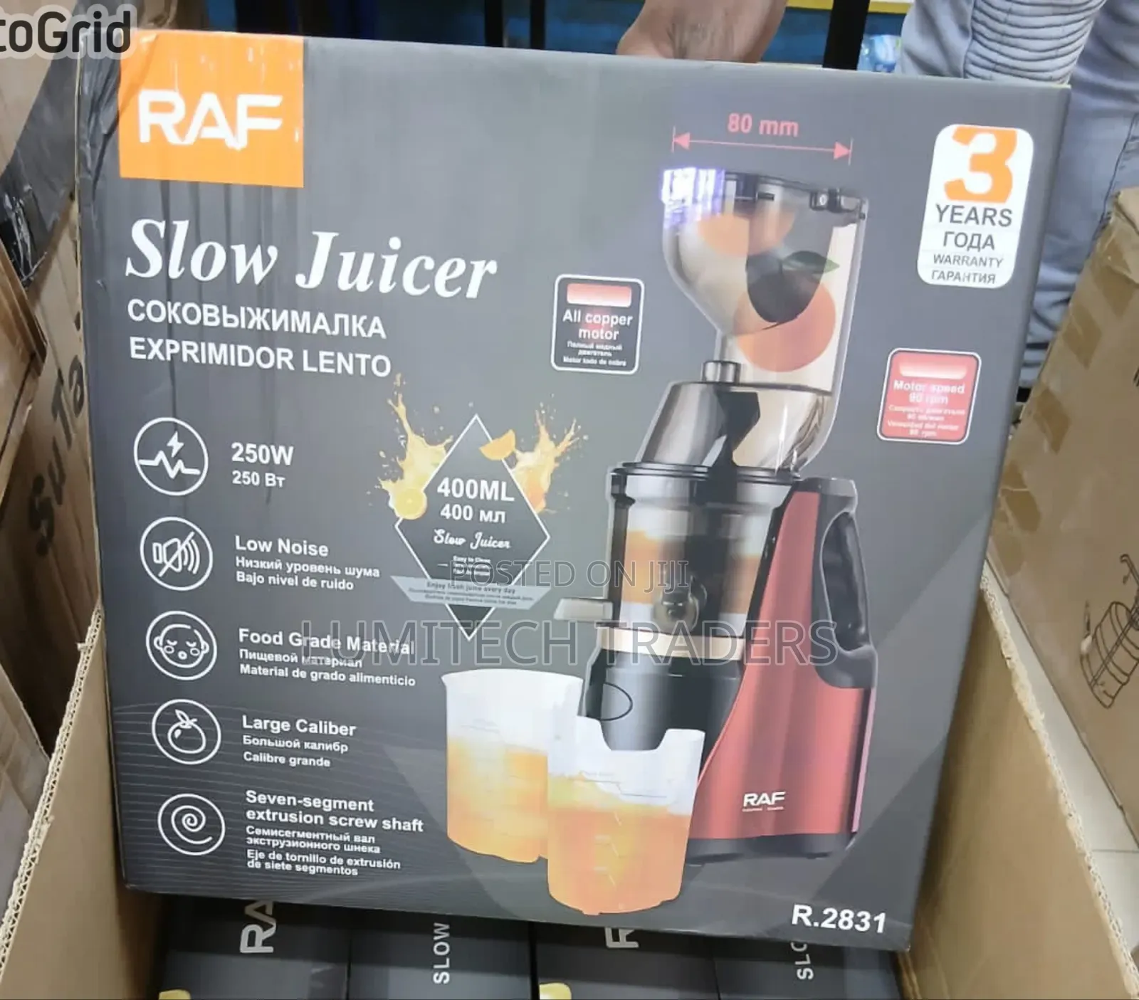 RAF Slow Juicer 150W