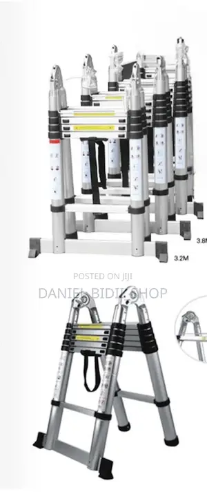 Double Sided Telescopic Ladders 2.8M+2.8M