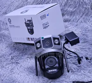 Wireless 4G PTZ Camera Dual Lens With Color Night Vision