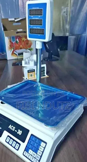 Electric or Rechargeable ACS 30kg Scale/Commercial Rechargeable Scale