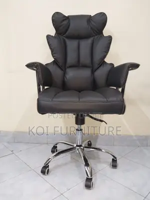 Office Chairs; Executive High Back Leather Seat With Butterly Backrest