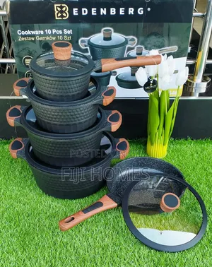 Edenberg 10pc Nonstick Cooking Pots Set