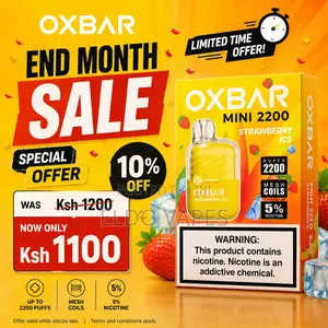 Oxbar Mini 2000 Puffs Vape on Offer