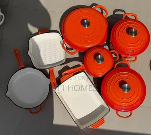 11pc Enamel Cast Iron Cookware Set