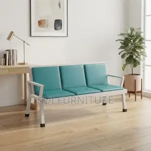 Office Bench; Three-Person Airport and Cinema Public Waiting Bench