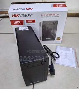 Hikvision 1000va Back UP Power UPS 2Ports 1KVA Capacity