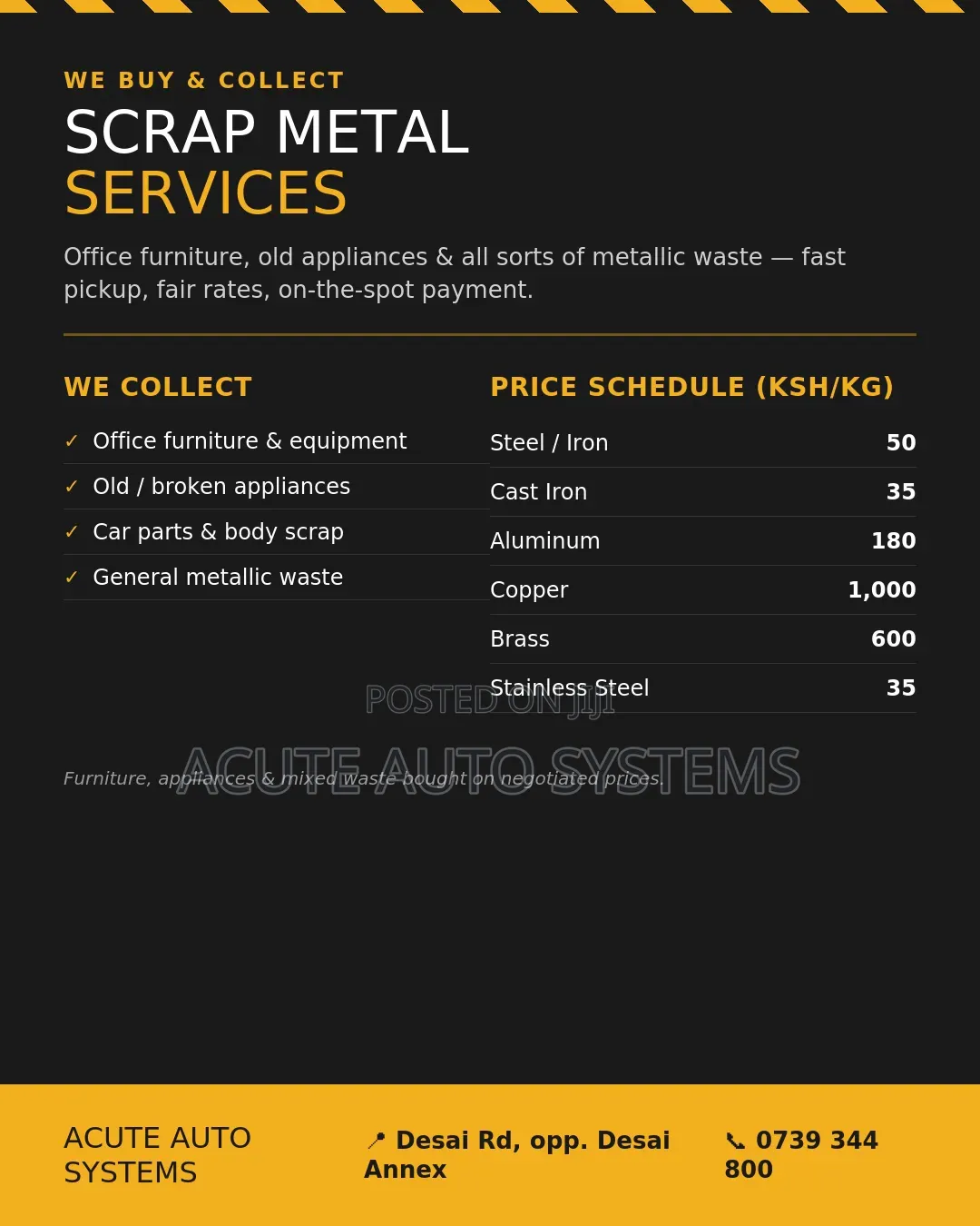Scrap Metal Buying Services