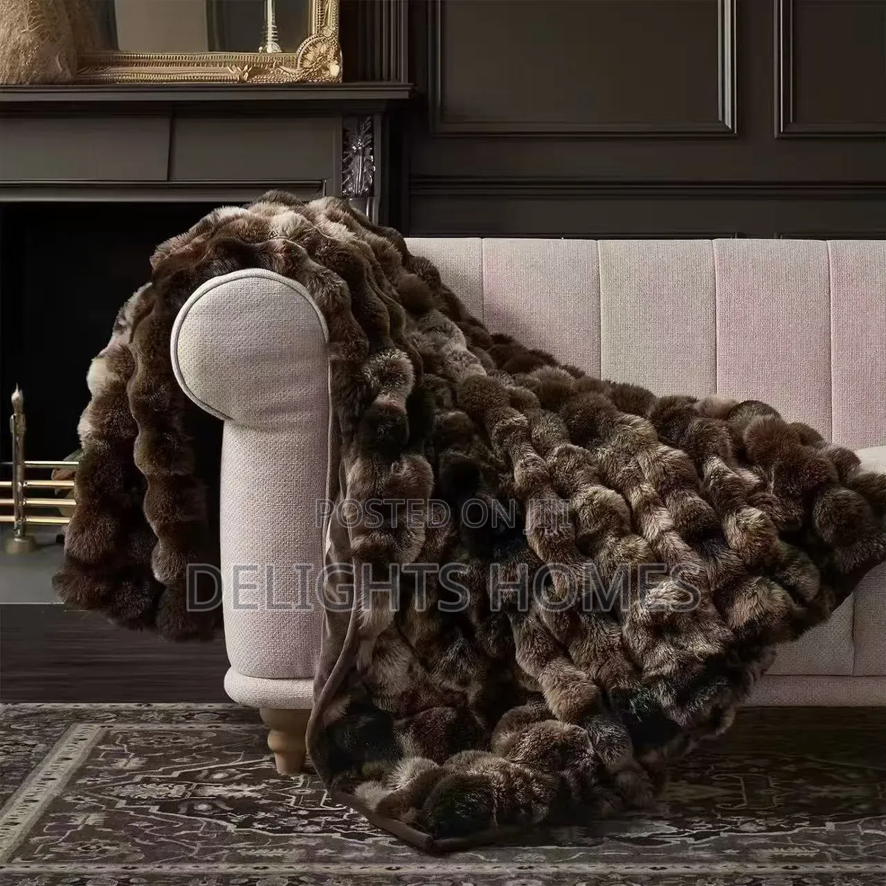 Luxury Faux Fur Throw Blanket_ex