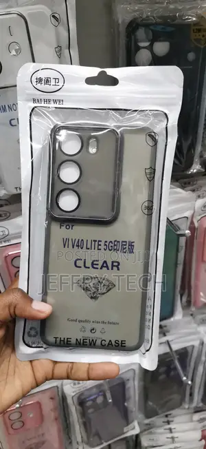 Clear Matte Shockproof Phone Case for the Vivo V40 Lite 5G