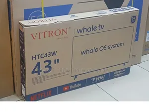 Vitron 43 Inches HTC43W Smart Whale OS SYSTEM FHD Frameless TV
