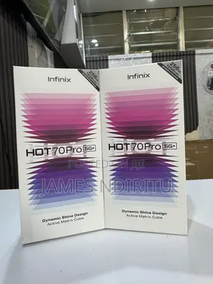 New Infinix Hot 70 Pro 5G+ 256 GB Black