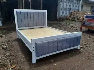 White Gray Modern 4by 6 Bed