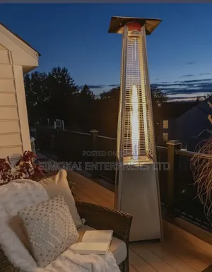 Standing Pyramid Gas Heater Iron Material, Stainless Steel NW 26Kg