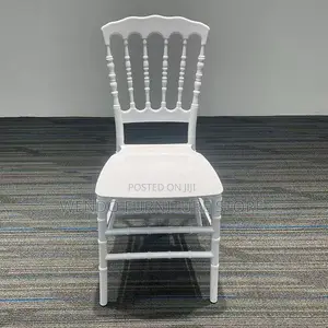Dining Chairs; White Armless Ergonomic Dining Chairs
