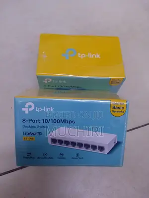 TP-Link LS1008 8-Port LAN Switch Plug and Play 10/100Mbps