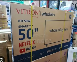 Vitron 50 Inch Smart TV HTC50W – Whale OS, Netflix YouTube, Full HD