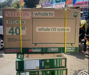 Vitron 40 Inch Smart TV HTC40W – Whale OS, WiFi, Netflix YouTube LED