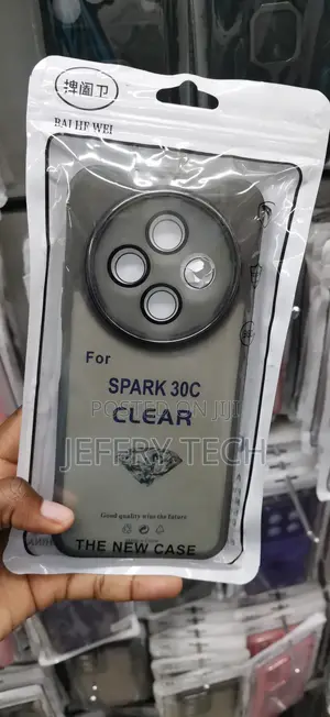Tecno Spark 30C Features a Prominent Circular Camera Ring Cutout Case