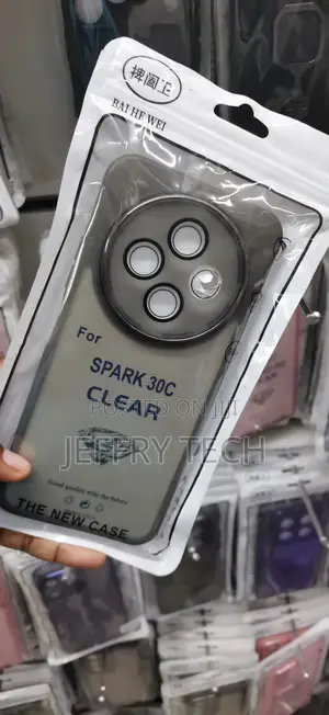 Tecno Spark 30C Features a Prominent Circular Camera Ring Cutout Case