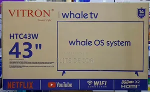 Vitron 43 Inch Smart Whale OS Full HD LED TV With Built-in Wi-Fi