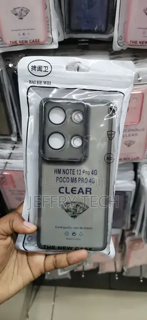 Redmi Note 13 Pro 4G Black-Bordered Camera Module Cover