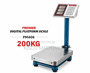200kg Digital Platform Weighing Scale – Stainless Steel