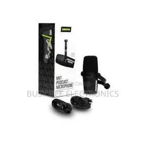 Shure MV7 Podcast Microphone (Black)