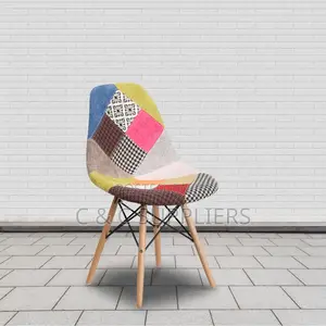 Fabric Patchwork Dining Chair