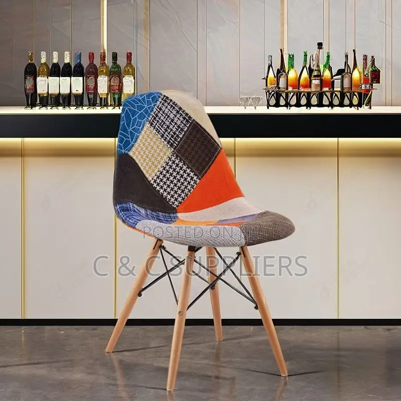 Fabric Patchwork Dining Chair
