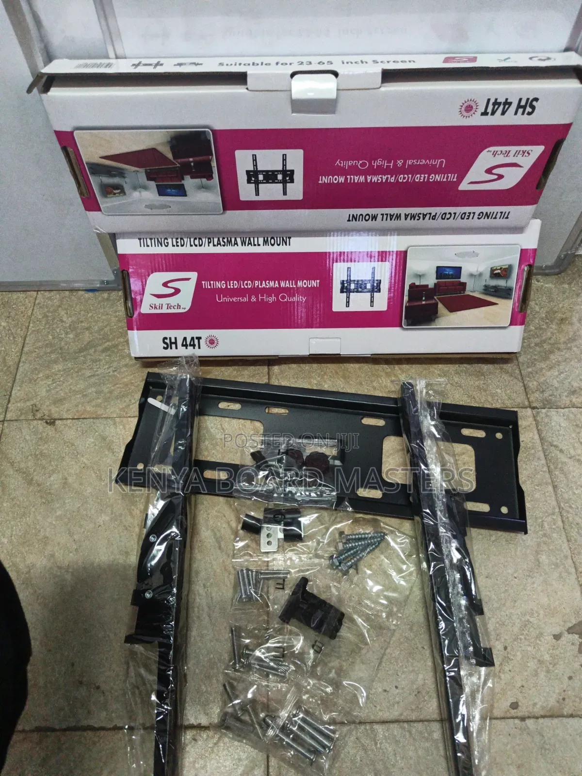 Black Wall Mount ( 22-65 Inch Screen