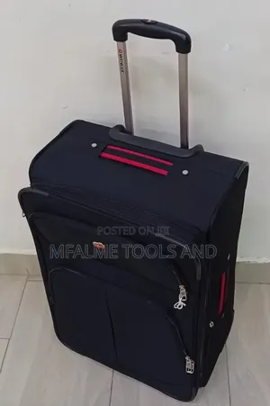 Ex-Uk Wenger Black Softside Suitcase