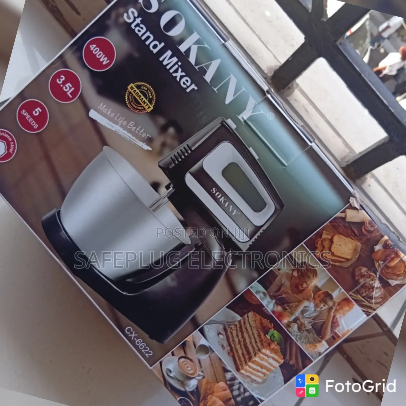Sokany Kitchen Stand Mixer – Heavy Duty Baking Dough Mixing Machine