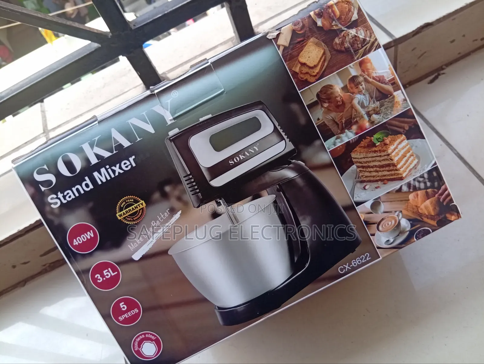 Sokany Kitchen Stand Mixer – Heavy Duty Baking Dough Mixing Machine