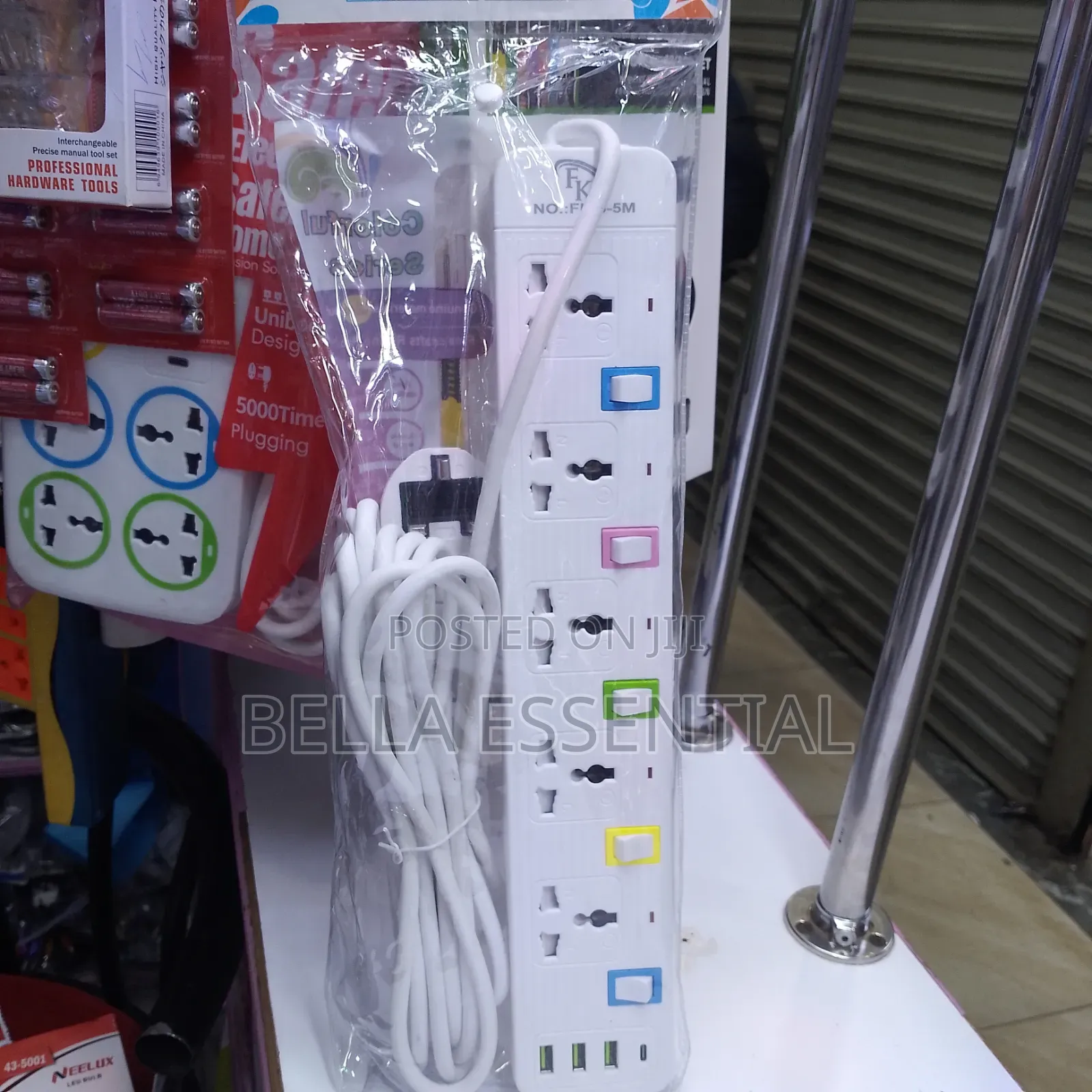 Extension Cable 6 Way With Usd/ Type C Slots