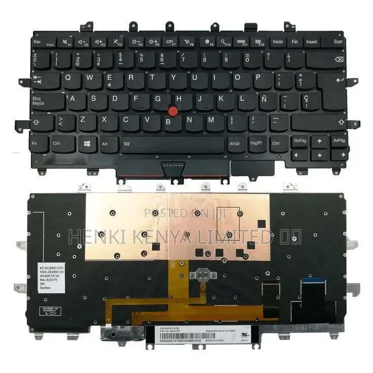 Lenovo X1 Carbon Backlit Keyboard 4th Gen