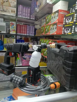 Wash Your Car Anywhere: 48v/96v Cordless High-Pressure Jet Gun