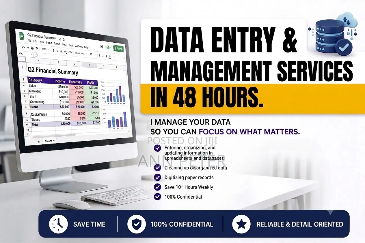 Data Entry and Management Services