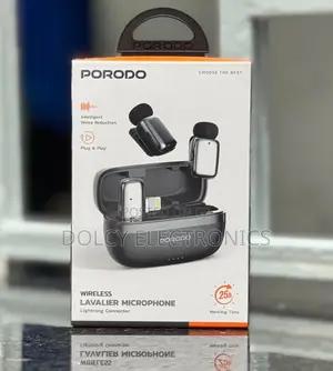 Porodo Wireless Lavalier Microphone