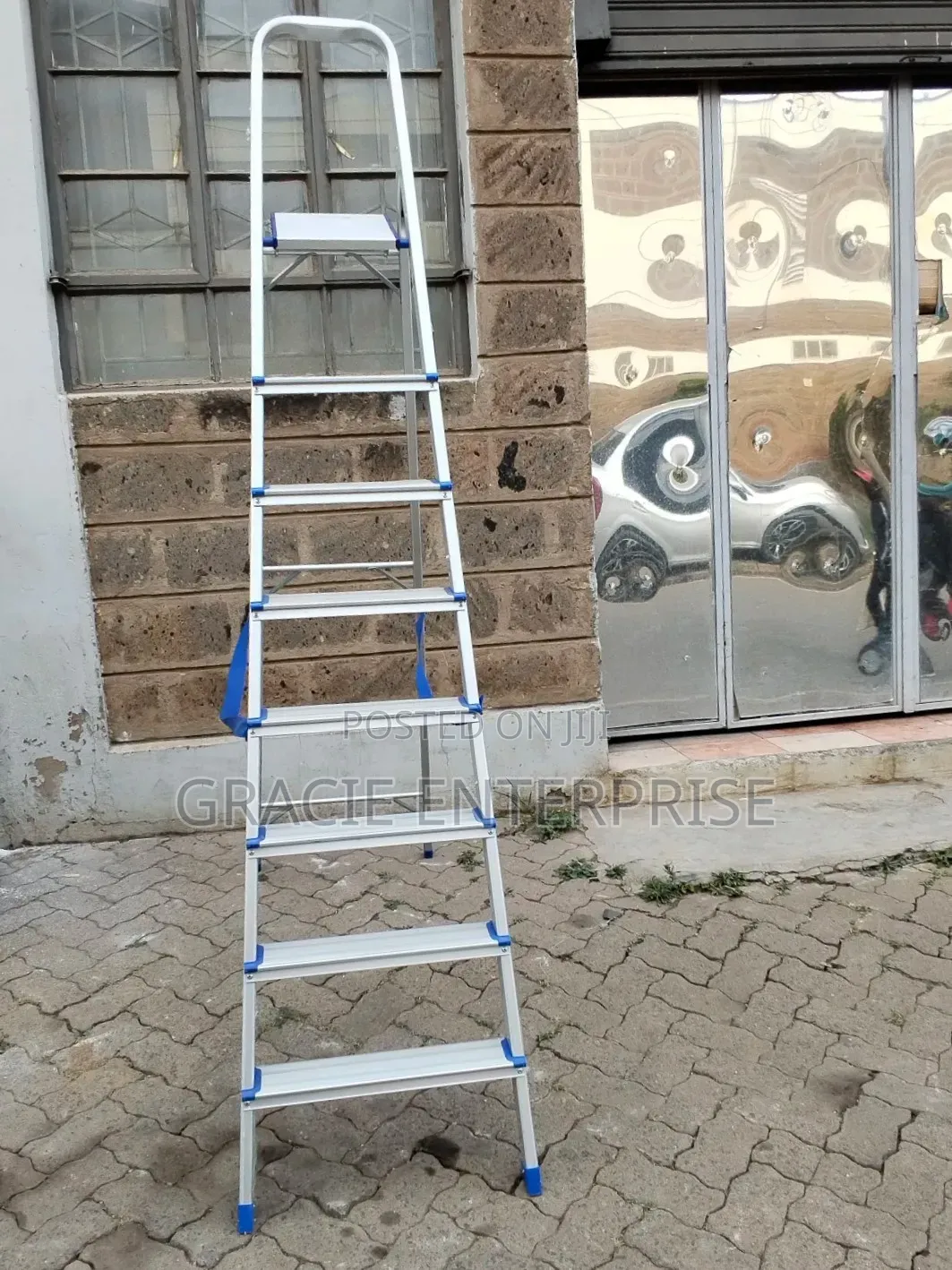 Aluminum Household 8 Step Ladder