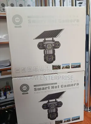 Triple Lens 4g WiFi Solar CCTV Security Camera