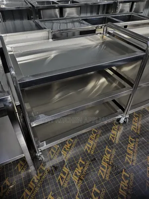 Three‐Tier Stainless Steel