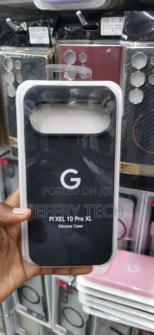 Pixel 10 Pro XL Silicone Case With the Google "G" Logo and Text