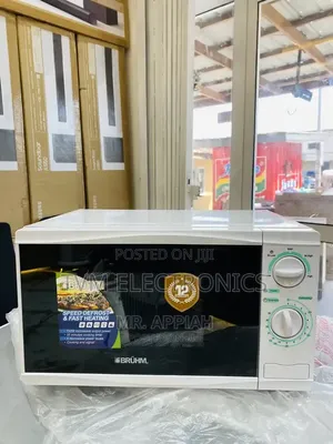 Bruhm BMM-20MW 20L Solo Microwave Oven, Silver (1YR WRTY)