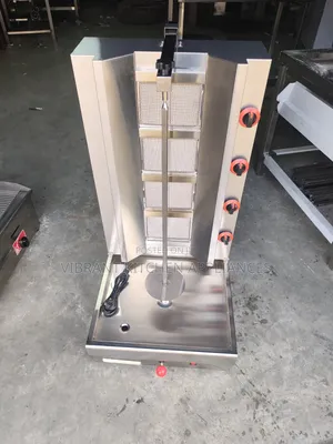 4‐Burner Gas Shawarma Machine