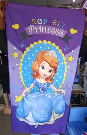 Cartoon Themed Cotton Towels – 70×140cm Kids Towels